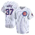 Men's No.37 Porter Hodge Chicago Cubs White Limited Home Jersey