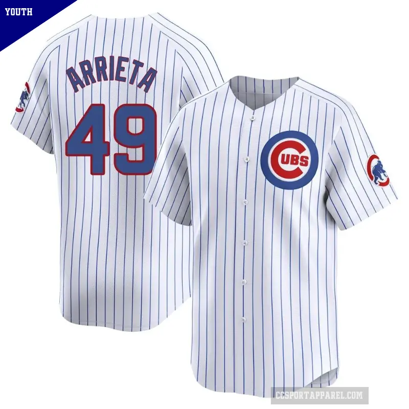 Jake Arrieta Jersey, Jake Arrieta Limited, Elite, Replica